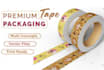 design unique custom packaging duct tape or washi tape