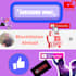 create animated youtube subscribe buttons, like and share