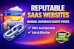 provide high quality backlinks on reputable saas websites