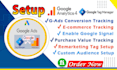 setup google analytics 4 with ecommerce tracking via GTM