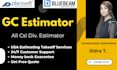 do construction cost estimation and material takeoff on bluebeam, planswift
