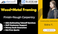 do wood framing, metal framing takeoff estimation on bluebeam, planswift
