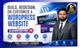build, redesign, and customize a wordpress website with elementor pro