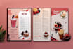 do modern and professional food menu, menu board, bar, bakery, cafe menu design
