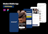 design creative and modern mobile app UI UX for android and IOS