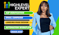 set up your gohighlevel automation, ghl funnel and CRM workflows