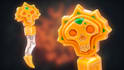 create stylized 3d game assets, props and weapons with handpainted textur
