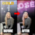 do photo editing using picsart