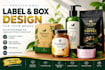 design professional product label, bottle label and packaging label