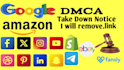 delete remove takedown google reddit fb instagram telegram youtube under dmca