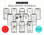 provide real estate textable in canva editable template