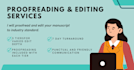 proofread and edit your manuscript
