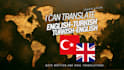 translate english to turkish or turkish to english professionally