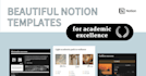create personalized aesthetic notion templates for students