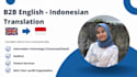 translate english to indonesian for b2b content