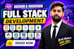 do react python node website or saas mvp development as full stack developer