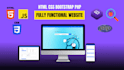 develop website using php, html, css, jquery, mysql database