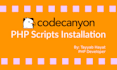 install PHP scripts from codecanyon on server