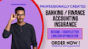write and revamp banking, finance, accounting and insurance resume