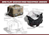 design backpack, trolley bag, tote bag tech pack and sketch