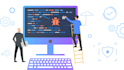 fix bugs inside HTML and CSS code
