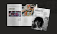 do best magazine layout creative cover design in indesign