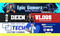 design modern youtube banner and channel art professionally