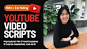 write and research youtube video scripts for your channel