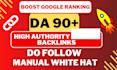 provide high authority da 90 plus dofollow backlinks
