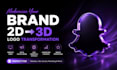 recreate your 2d logo in stunning 3d