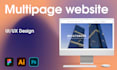 create outstanding multi page website design