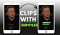 edit your podcast into short clips with captions