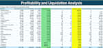 do profitability and liquidation analysis for retailers