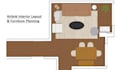 deisgn an airbnb interior layout and furniture planning