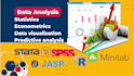 econometrics, statistical and data analysis assignments in stata, spss, r