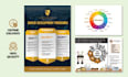 do infographic flyers, posters, ads, and pricing design