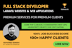 develop, fix full stack PHP laravel website, custom web application