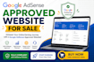 google adsense approved website for sale