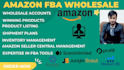 be your amazon virtual assistant for amazon fba wholesale business