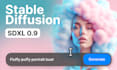 create a web app integrated with dalle 3, stable diffusion