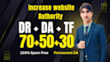 increase domain rating dr ahrefs seo contextual backlinks domain authority