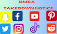 report copyright content on instagram,tiktok,youtube,facebook, twitter by dmca