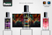 create premium perfume label designs