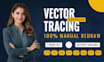 vectorize image, redesign or redraw your logo to vector