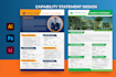 do a clean unique and effective capability statement design