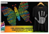 do a custom word cloud tshirt logo design with mockup