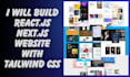 build reactjs expert nextjs 13 website with tailwindcss