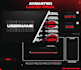 create animated liquid stream overlay pack red style for twitch