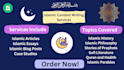 do islamic content writing including islamic articles, blog posts, and essays
