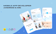 create apps, android apps, ios apps using flutter, react native